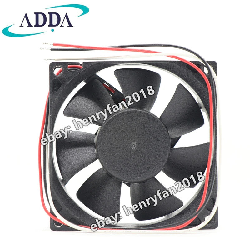 ADDA AD0824UB-A73GL Case Fan DC 24V 0.26A 80*80*25mm 3-wire Axial Cooling Fan