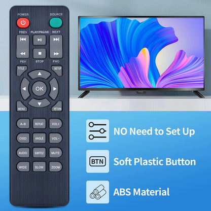 Remote Control For TMY Y1 Bluetooth Projector with DVD Player