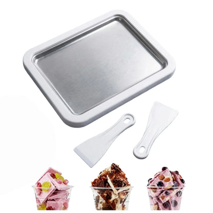 Rolled Ice Cream Maker Kit, At-Home Portable Roll Small, White