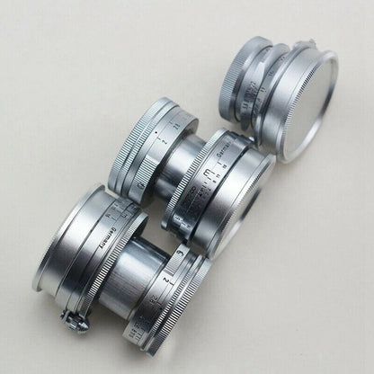 Aluminum Alloy Body Cap & Lens Rear Cap Cover Screw Mount For Leica M39 L39