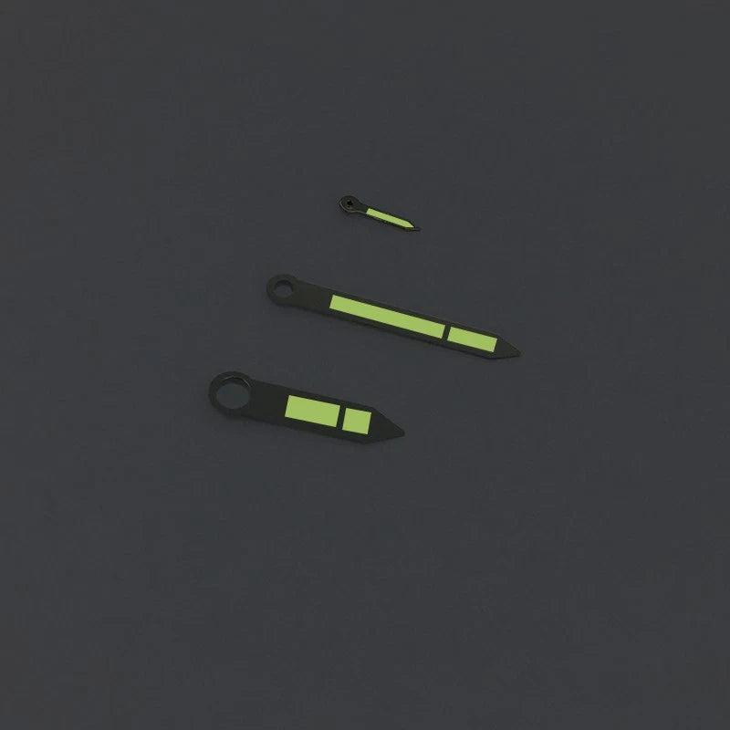 Green Luminous Watch Hands Handle For ETA 6497/6498 Seagull ST3600/3620 Movement