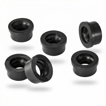 FixoTech 6 Pieces Black Rubber Handle Gaskets, Anti-Leak Seal small,