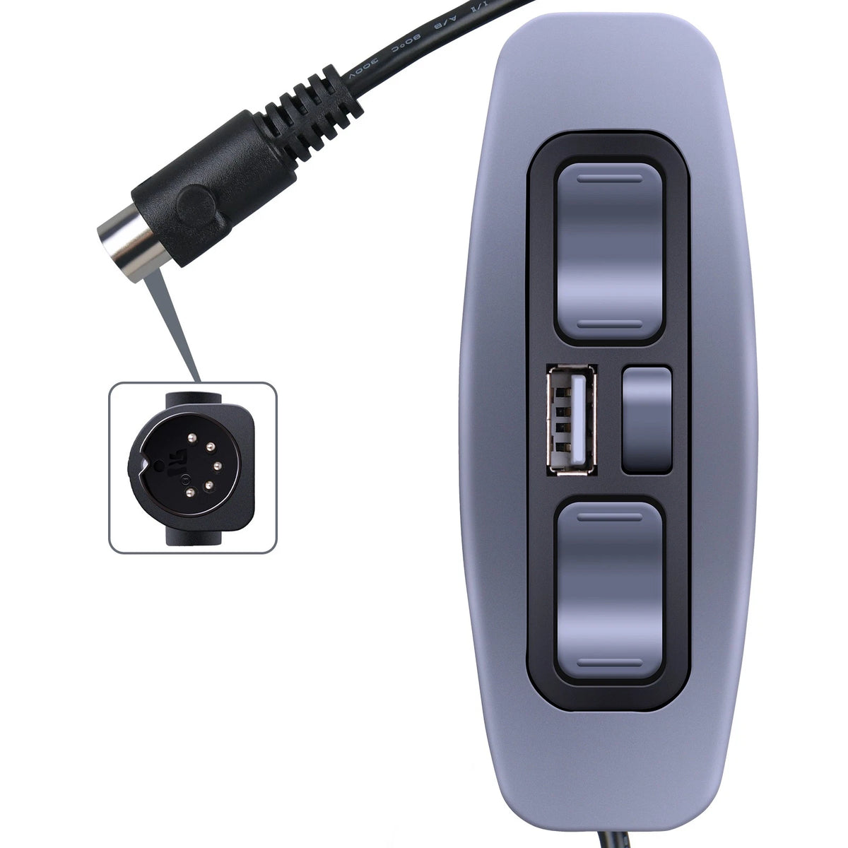 5 Pin Plug For Okin 5 Button Recliner Replacement Parts, Hand Control Handset