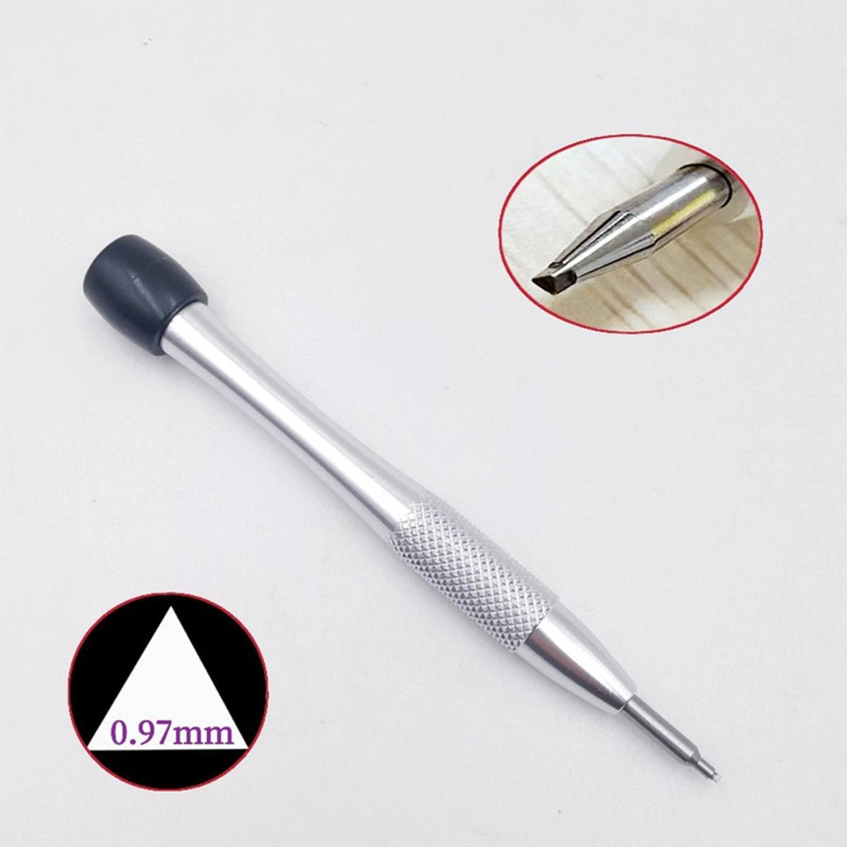 3Pc Metal Triangular Screwdrivers Set For 3235 Watch Movement Repair Tool