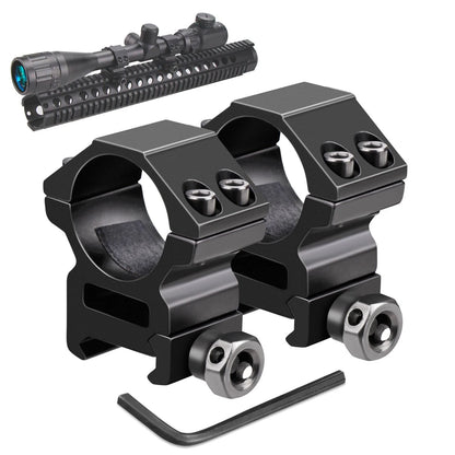 Modkin Rifle Scope Rings, Medium Profile Mounts for Picatinny Rail (1...