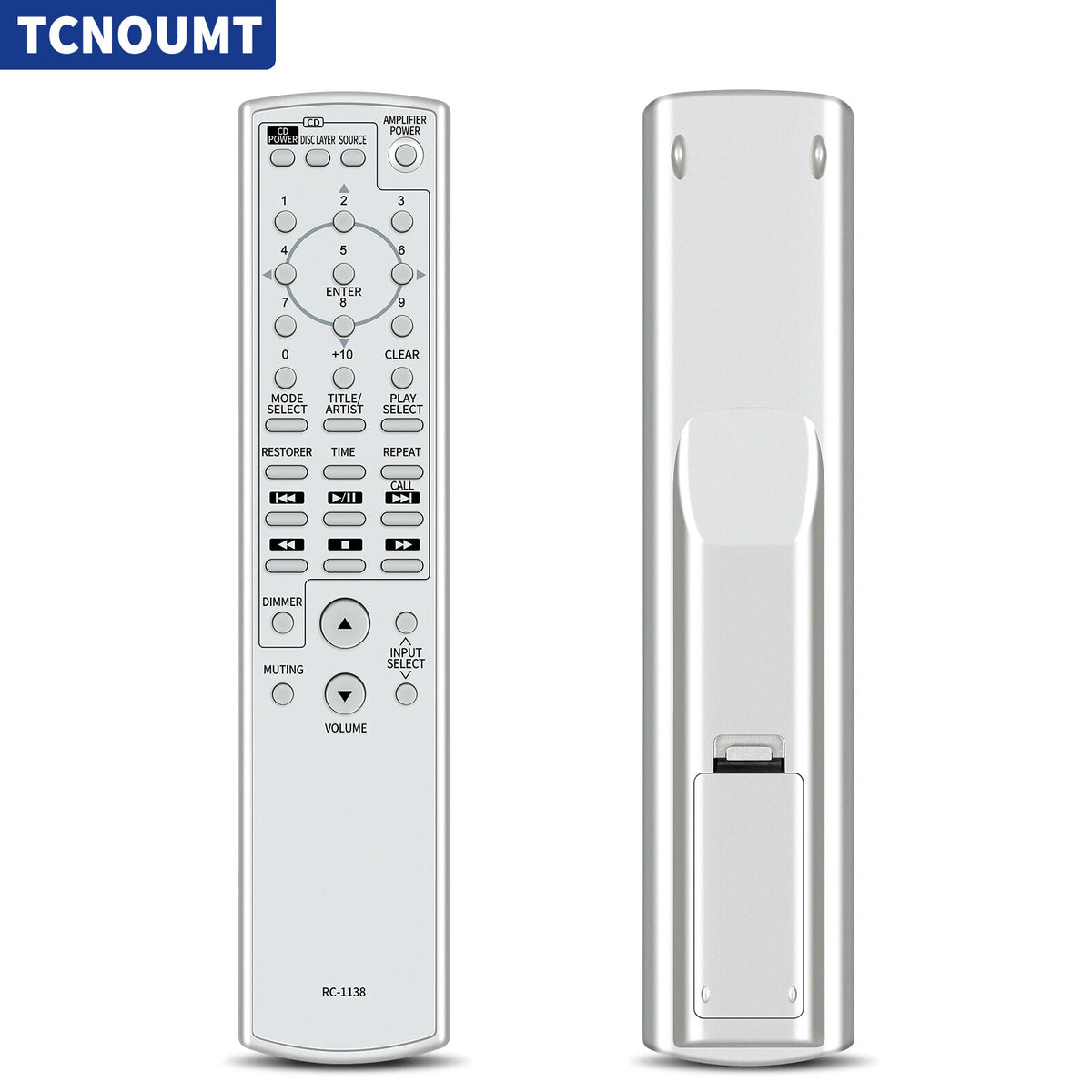 Replacement Remote Control For Denon Hi-Fi Audio RC-1138 DCD-2010AE PMA-A100