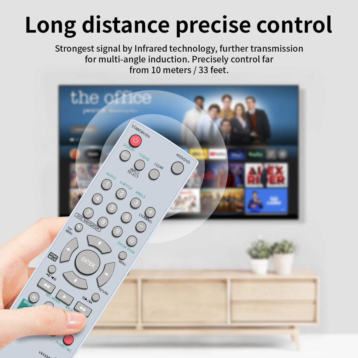 VXX3048 Remote Control For Pioneer DVD Recorder DVR-433H-K DVR-433H-S