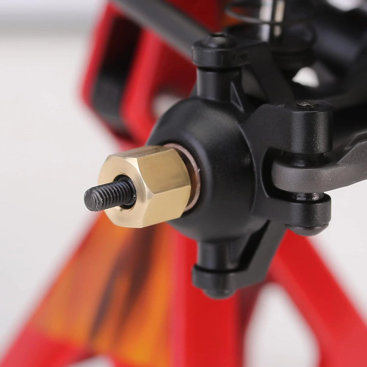 INJORA Brass Wheel Hex Hub 6mm(+2mm) Extenders Adaptor for 1/18 RC 6mm
