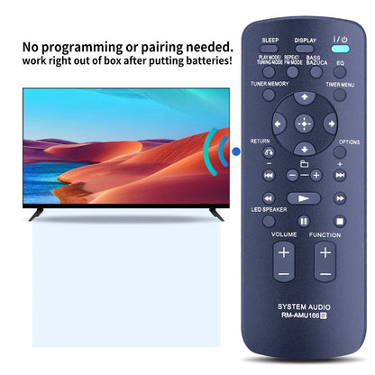 RM-AMU166 For Sony Home Audio System Remote Control GTK-X1BT RDH-GTK17iP
