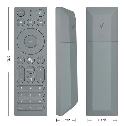 Replacement Remote Control For Verizon Fios TV+ Voice Bluetooth gray
