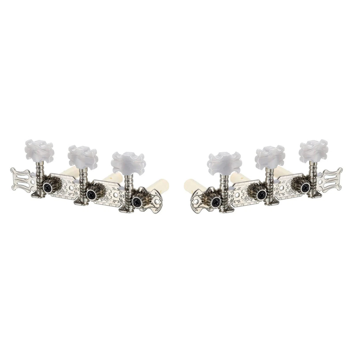 PATIKIL Guitar Tuning Pegs Machine Heads 120mm x 40mm, Silver Tone