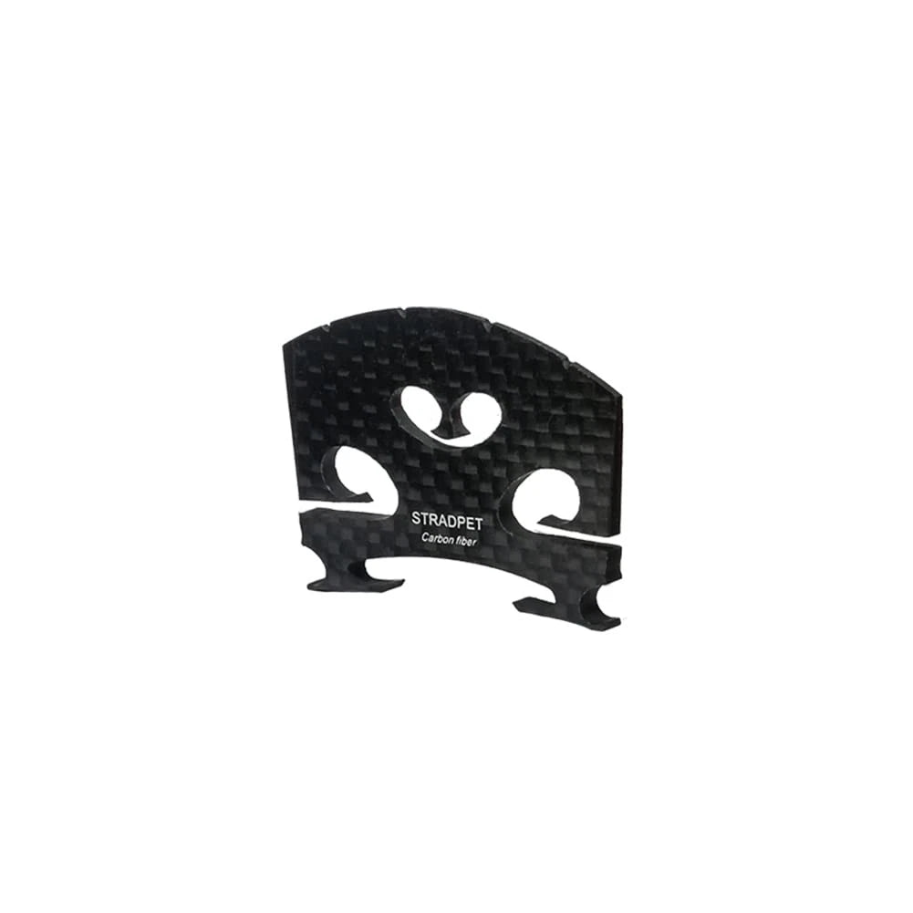 STRADPET Carbon Fiber Bridge 2.0 with an unique acoustic 4/4, 3/4, Black