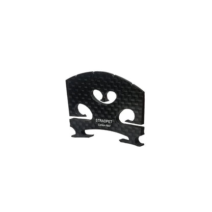 STRADPET Carbon Fiber Bridge 2.0 with an unique acoustic 4/4, 3/4, Black