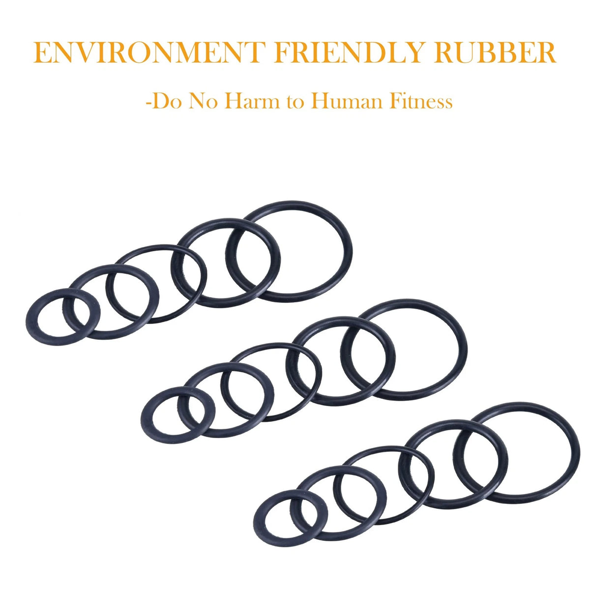 PWACCS High Pressure Washer O Ring Kit, Replacement Rubber for Black