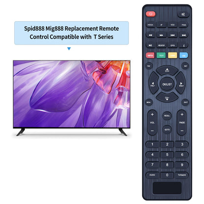Replacement Remote Control For Spider HD Satellite Receiver Only for T Series