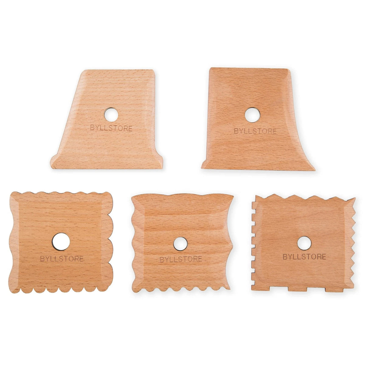 Byllstore Pottery Ribs & Trimming Tools | 2 Foot 2 Pack | Shaper