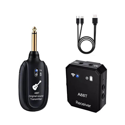Rechargeable Wireless 2.4GHz In-Ear Monitor IEM System Transmitter Receiver Set