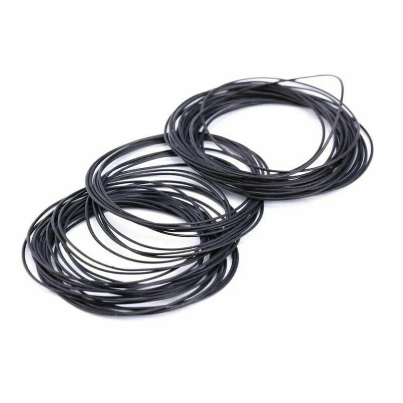 500Pcs 31-40mm Rubber O-Ring Watch Back Cover Waterproof Seal Gaskets 0.8mm Diam
