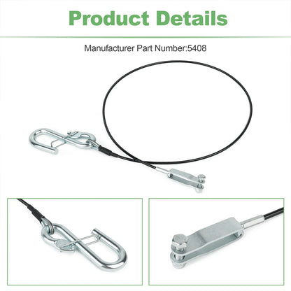 Trailer Brake Breakaway Cable Assembly for DA10, DA16, DA20,DA91 Surge Actuators