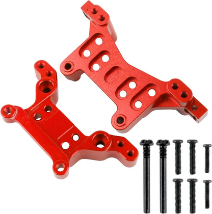 Aluminum Front & Rear Shock Tower 16170 & 16180 Spare Parts for H16GT Red