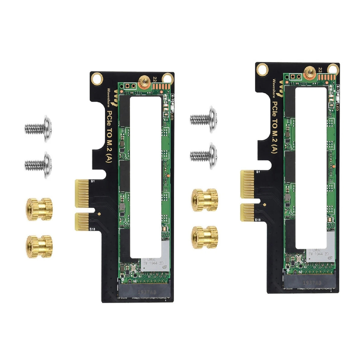 2* PCIe to M.2 Adapter Card For Motherboards With PCI-EX1/X4/X8/X16 Card Slot qq