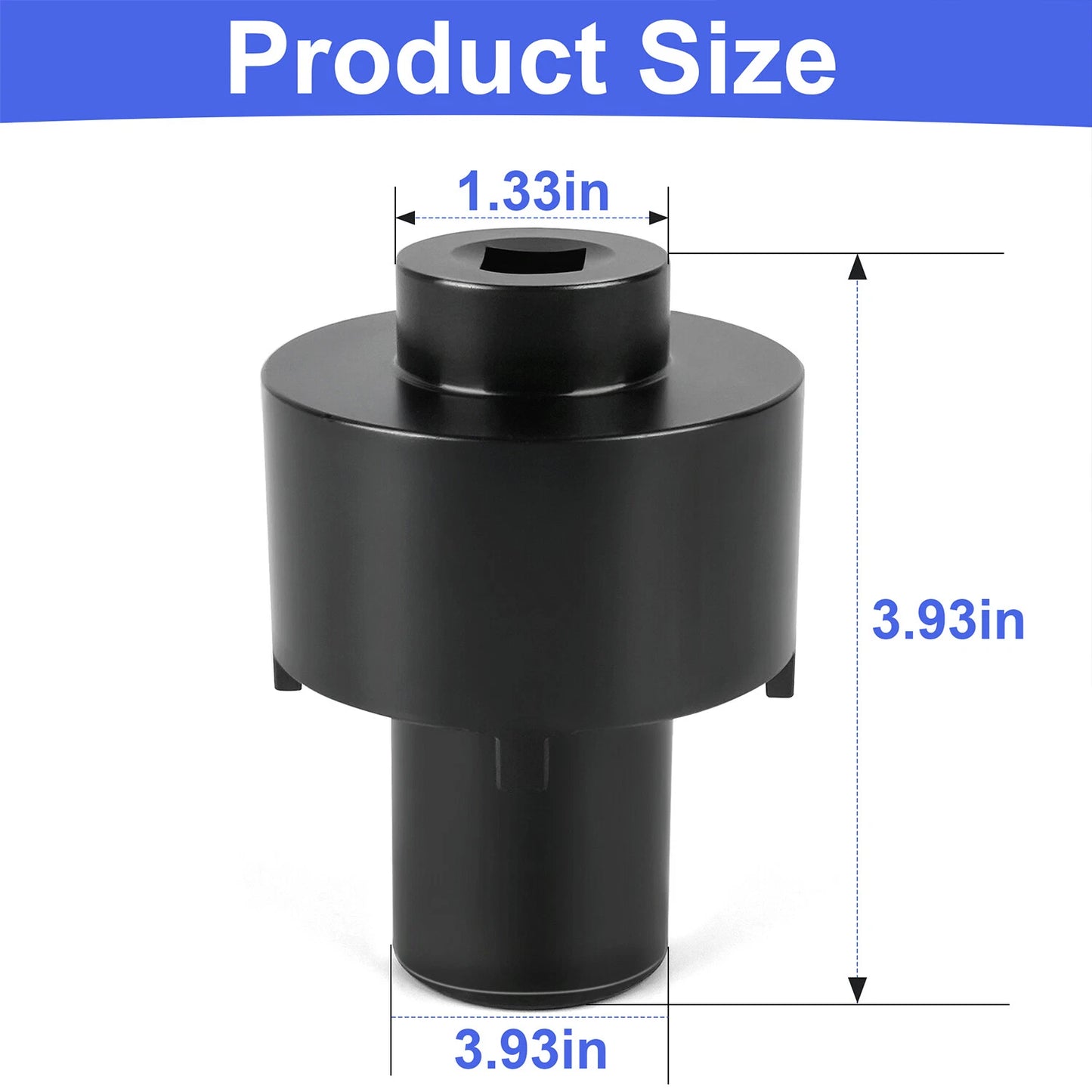 Rear Axle Hub Spindle Retainer Nut Socket Wrench Removal Tool 205-1007 For Ford