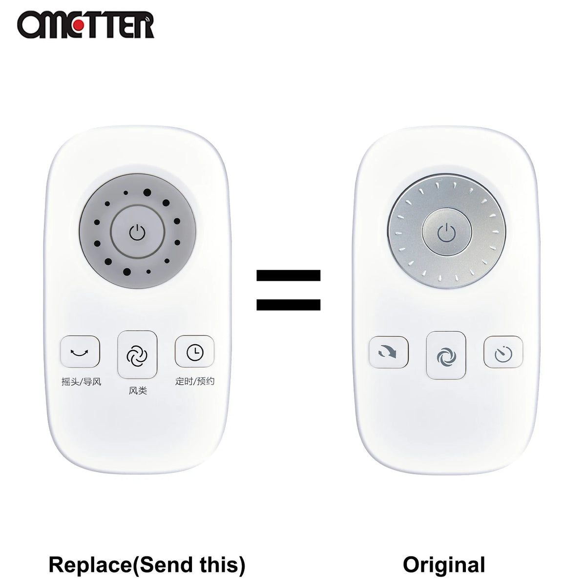 Replacement Remote Control For Sencor SFN 5200WH Pedestal Fan