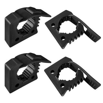 ROBLOCK Quick Release Rubber Clamp Mounts, 0.83" * 2.76" * 2.52", Black