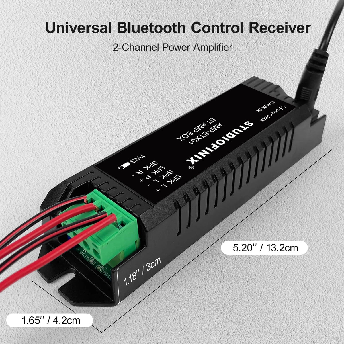 STUODIOFINIX 2-Channel Mini 5.1 Bluetooth Amplifier for Passive Speakers...