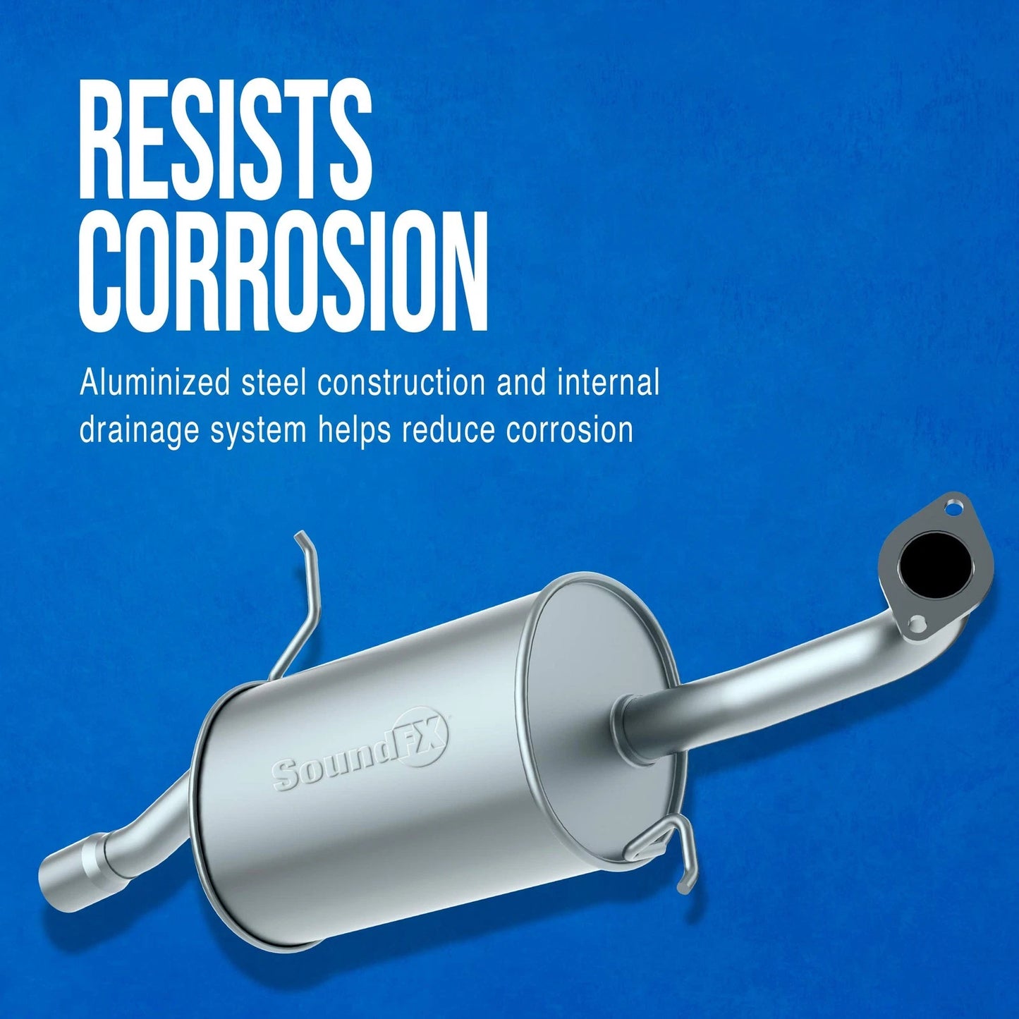 Walker SoundFX Universal 17196 Exhaust Muffler 1.75" Inlet (ID)...