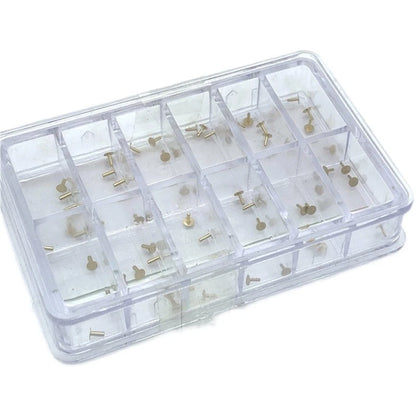 60 Pack Dial Feet Stickers Watch Movement Repairment Spare Parts Watchmaker Tool