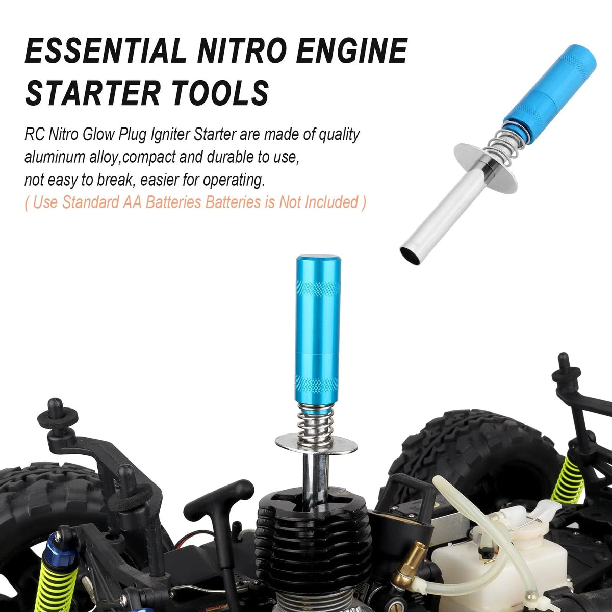 Hobbypark RC Igniter & Hot Glow Plugs No.3 N3 Replace OS 8 Super Duty Blue