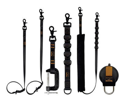 Prestige Elite - Set of 6 - Groomers Helper, Grooming Loops 39 inches, Black