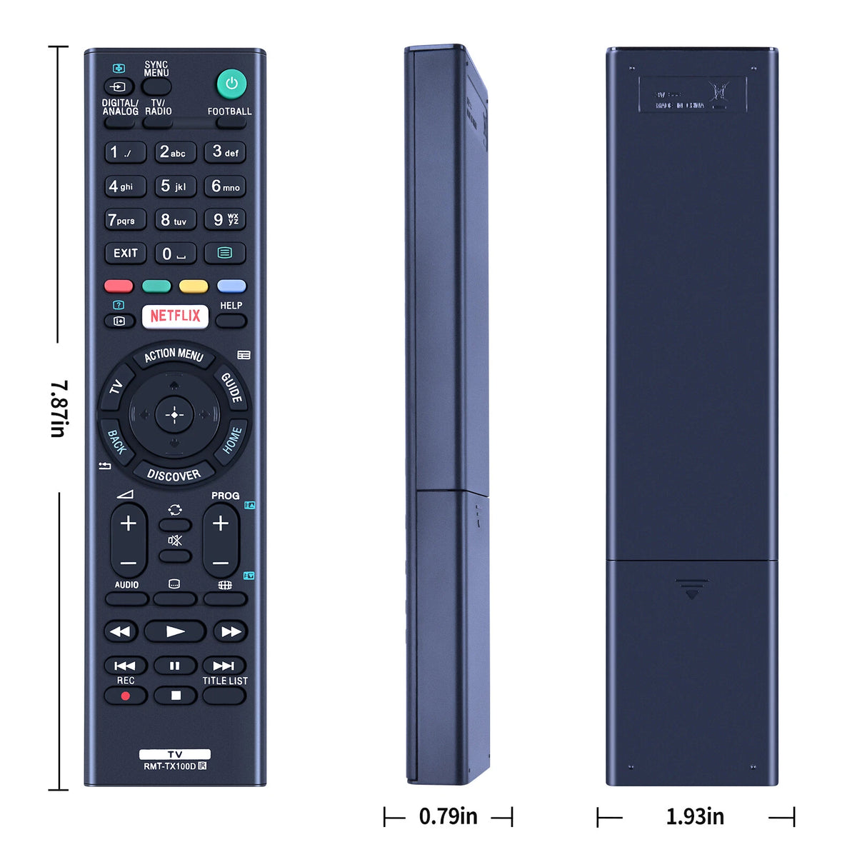 RMT-TX100D Remote Control For Sony TV RMT-TX101J RMT-TX102U RMT-TX102D