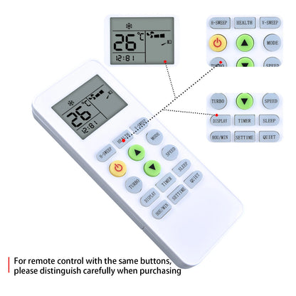Remote Control KKG12A-C1 For Sumikura SK / Prime / Changhong Air Conditioner