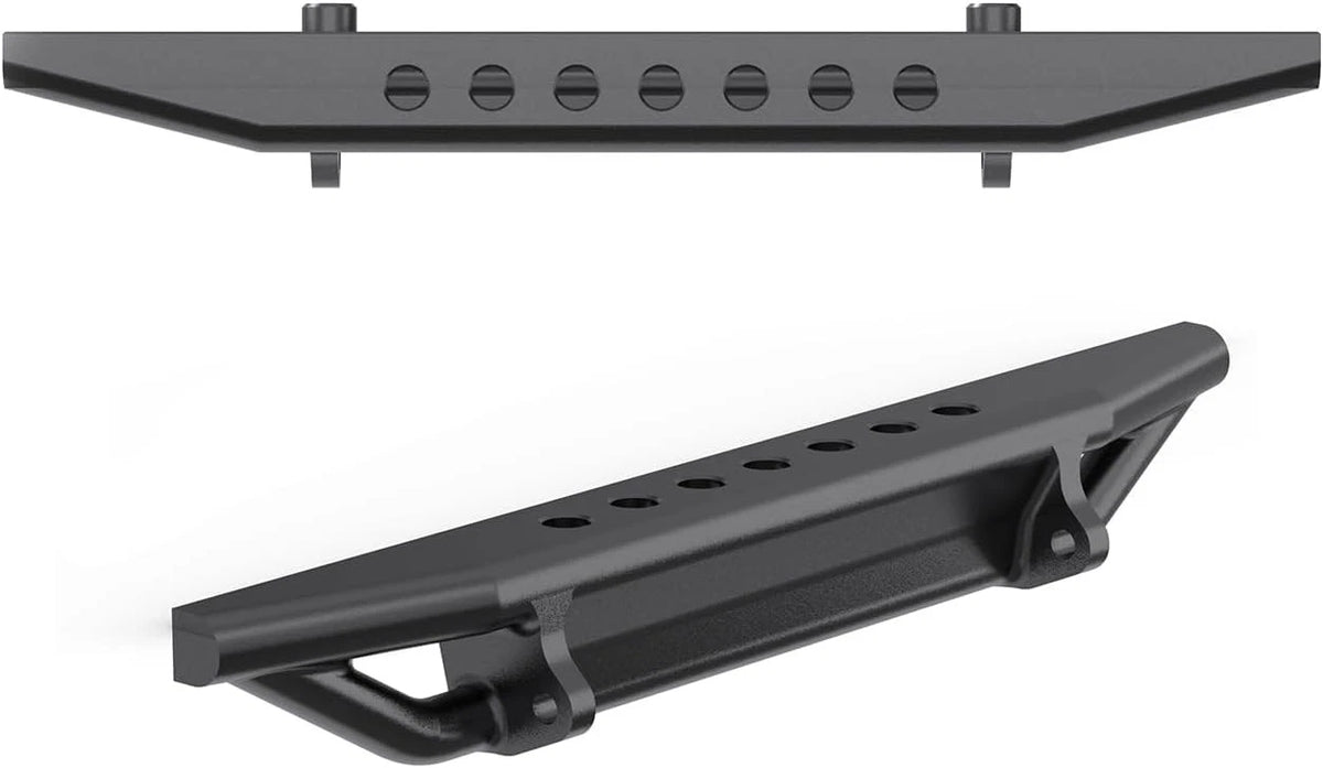 Front & Rear Bumper Aluminum Winch for Traxxas 1/18 TRX4M High Trail K10...