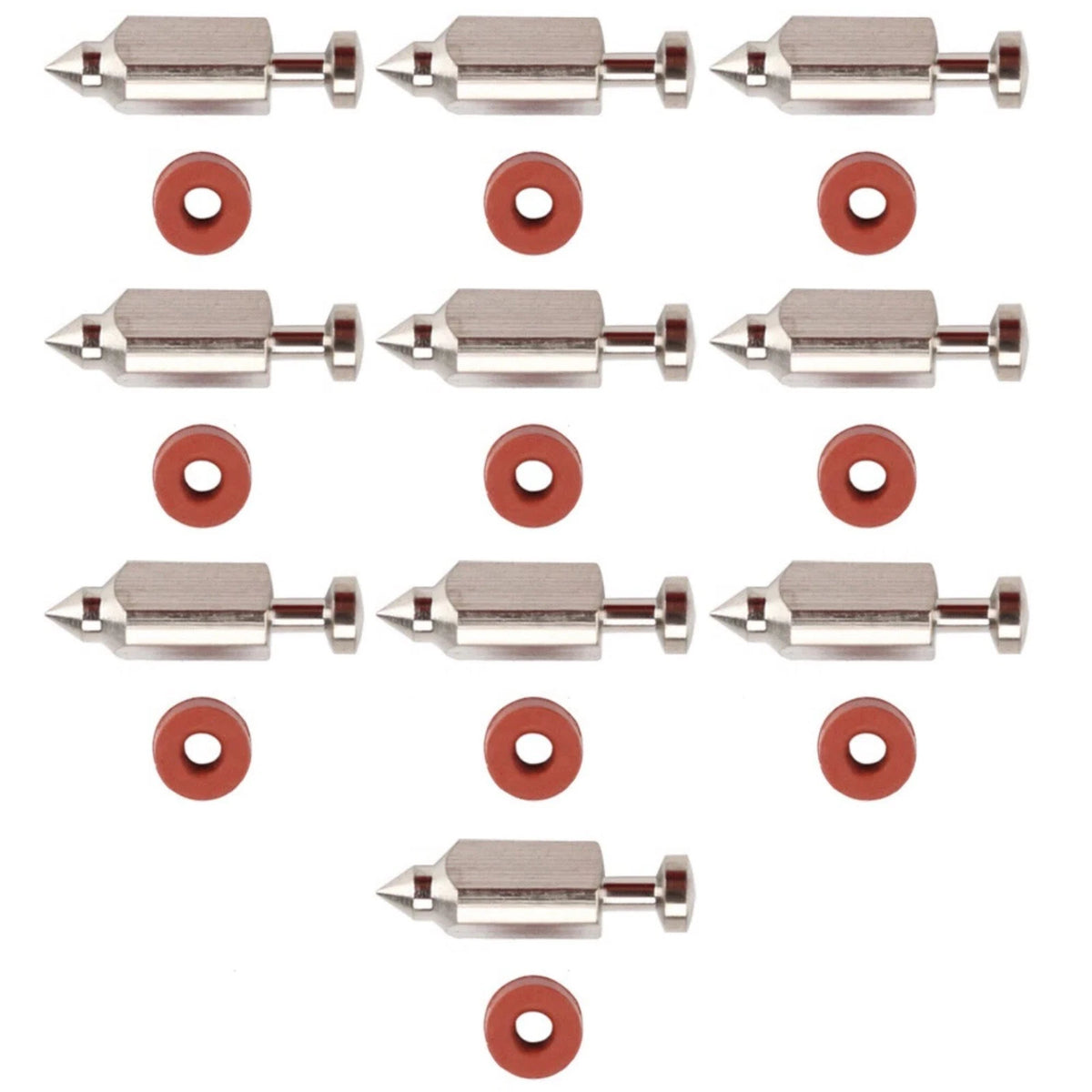 10-Pack Float Valve Seat Kit 398188 Replacement For 12C300 12C400 Engine Series