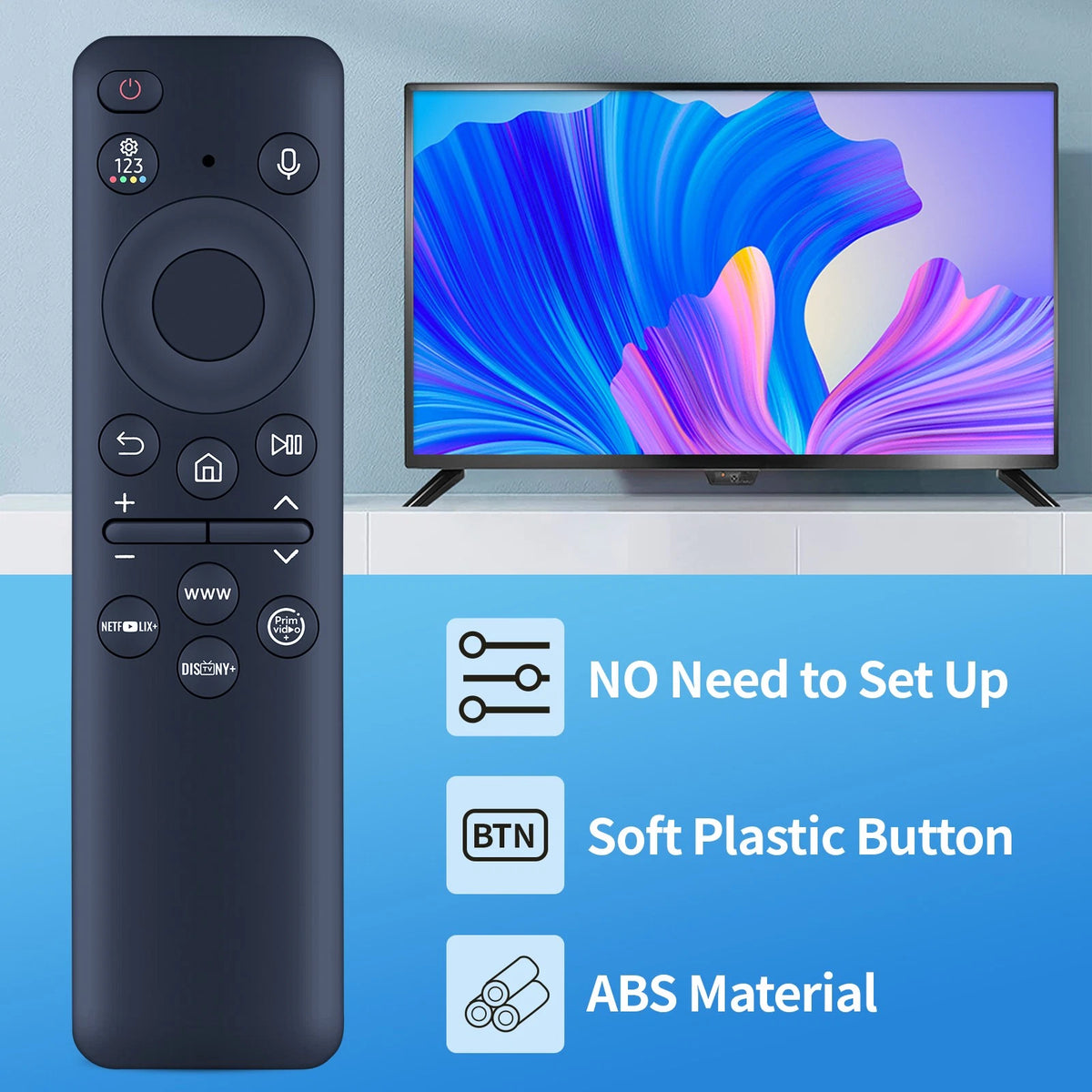 BN59-01432J Voice Replace Remote Control For Samsung Smart TV QN55Q60C
