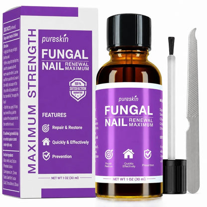 Toenail Fungus Treatment Extra Strength Kit, 1 Fl Oz (Pack of 1), Purple