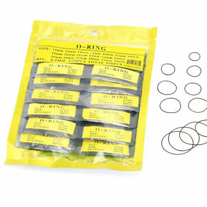 500Pcs 31-40mm Rubber O-Ring Watch Back Cover Waterproof Seal Gaskets 0.8mm Diam