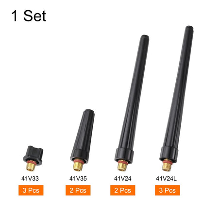 HARFINGTON 10pcs TIG Back Cap 41V24L 41V24 41V35 41V33 Fit Welding Torch...