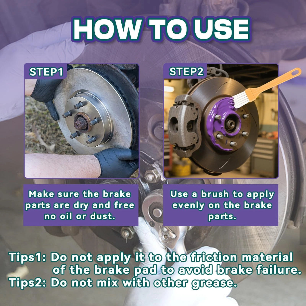 AstraVox Anti-Seize & Squeal Ceramic Brake Grease for 1 fluid ounce