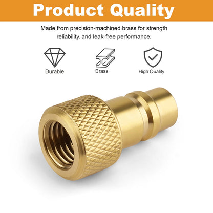 R134a Low-Side Metering Tank Adapter for Robinair 19590 Fast Recovery Connector