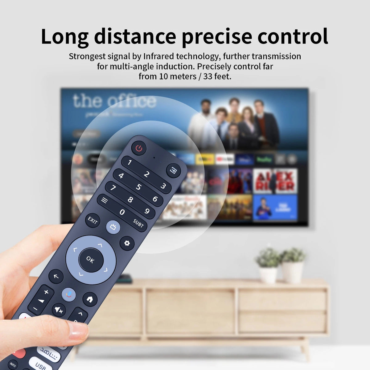 For Wansa Smart TV Replacement Remote Control without Voice