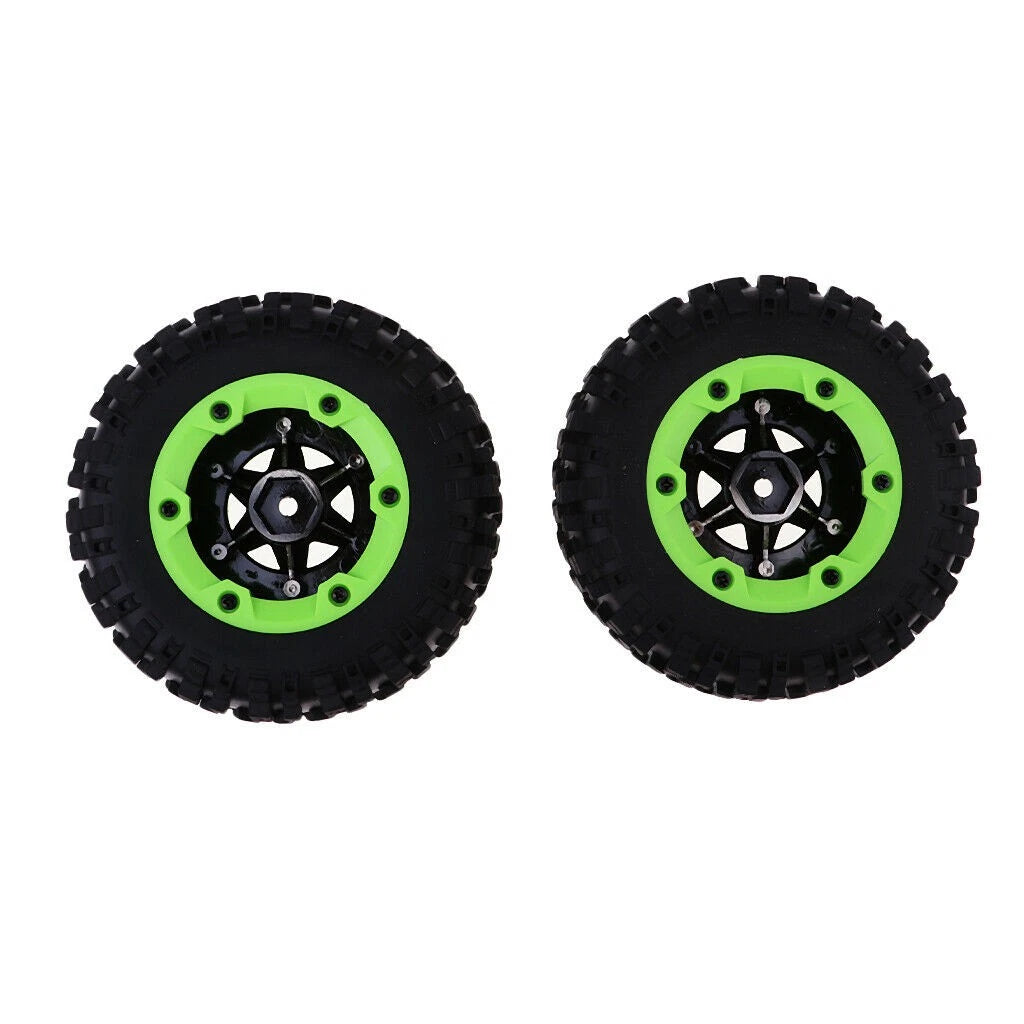 4pcs Rubber Tire Tyres with Wheel Rims for WLtoys 12428 12423 1/12 RC Buggy Car