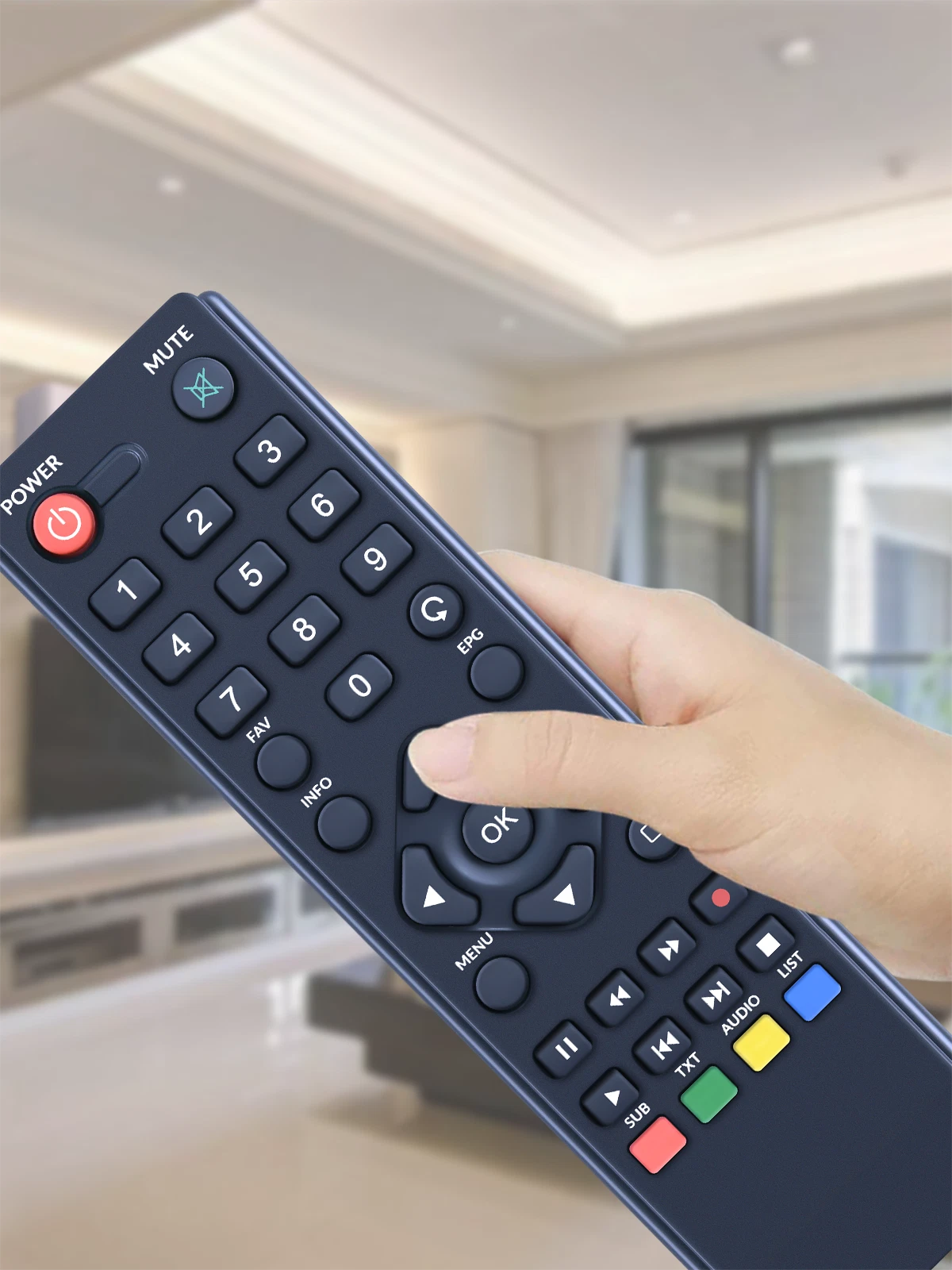 Replacement Remote Control For STRONG SRT 3030 DVB-C