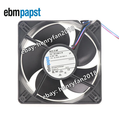 Ebmpapst 4412/2HP Axial Fan 12VDC 0.68A 8.1W 120*120*38MM 4-wire Cooling Fan