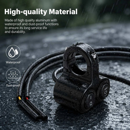 Motorcycle Handlebar 7/8" Dual Button On Off Switch For Fog Spot Dirt Bike