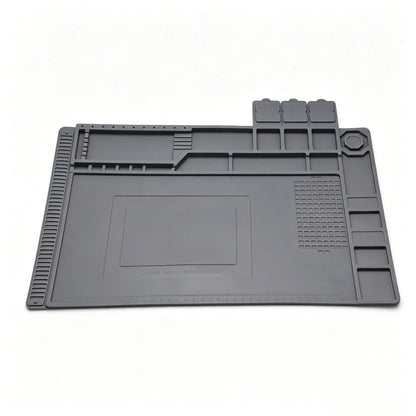932°F Silicone Soldering Mat Flexible Magnetic Parts Tray for Watch Camera Fix