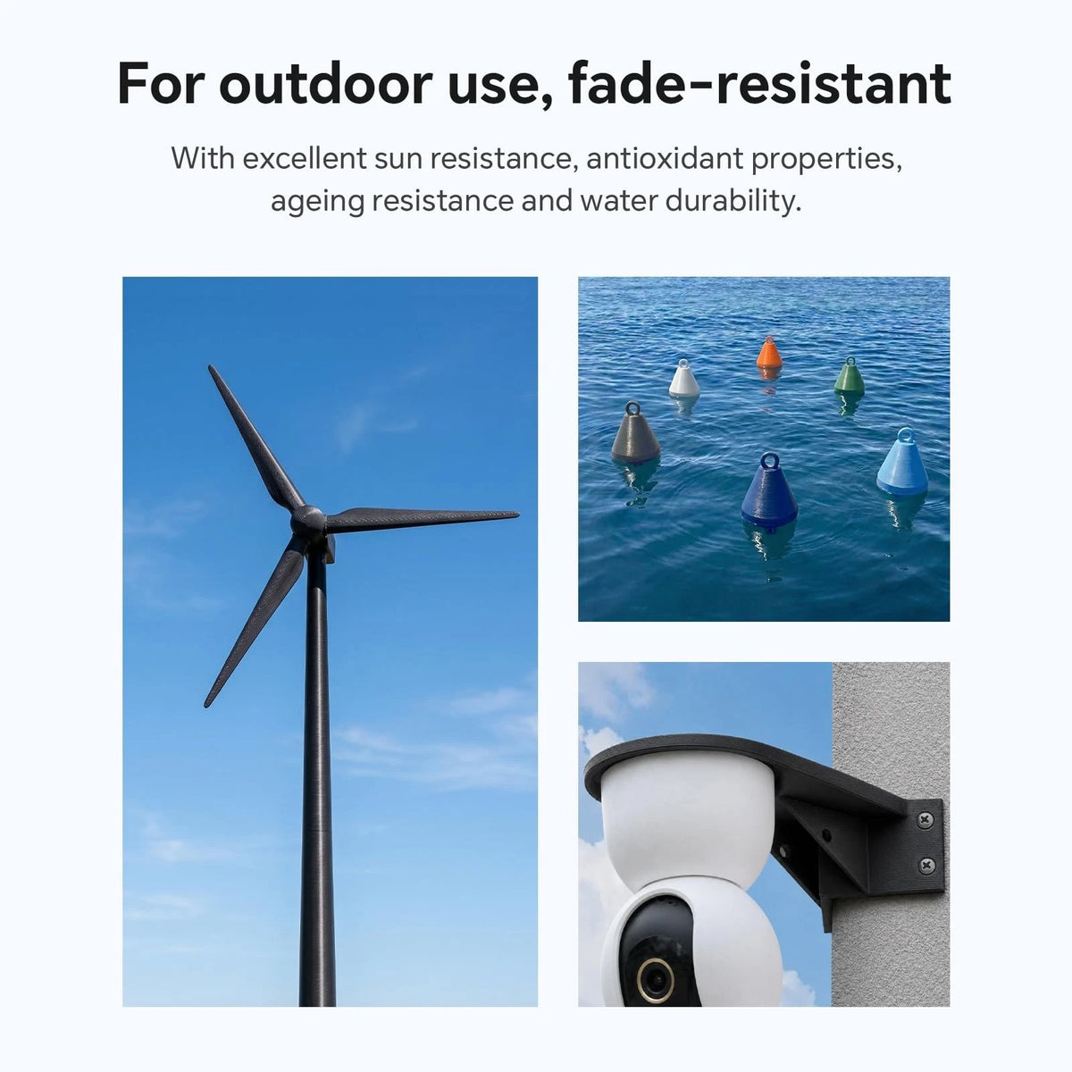 XZN ASA Filament 1.75mm Blue 1kg for Outdoor Functional 1.75mm,